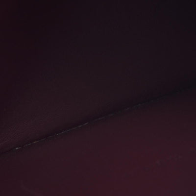 $2150 HERMÈS Veau Togo Dogon Recto Verso Wallet Raisin Plum CONSIGNMENT 10021565