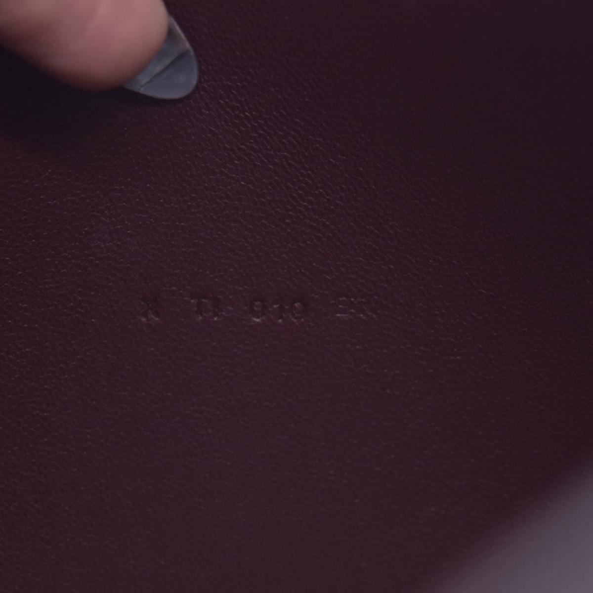 $2150 HERMÈS Veau Togo Dogon Recto Verso Wallet Raisin Plum CONSIGNMENT 10021565