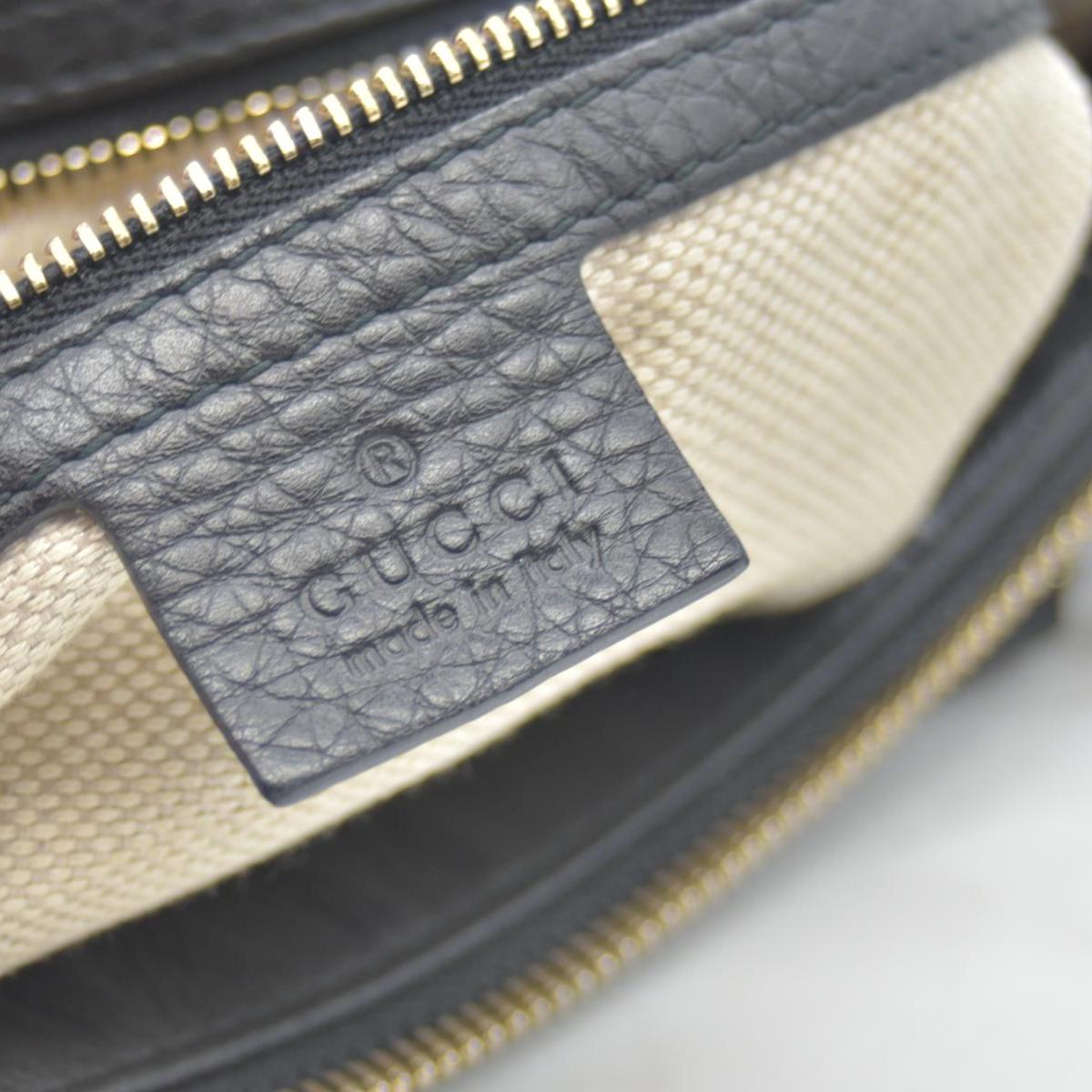 $2150 CONSIGNMENT GUCCI Cellarius Calfskin Small Soho Top Handle Satchel Black