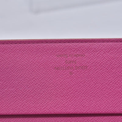 $829 LOUIS VUITTON Monogram Multicolore Insolite Wallet Black / Grenade Pink CONSIGNMENT 10021558