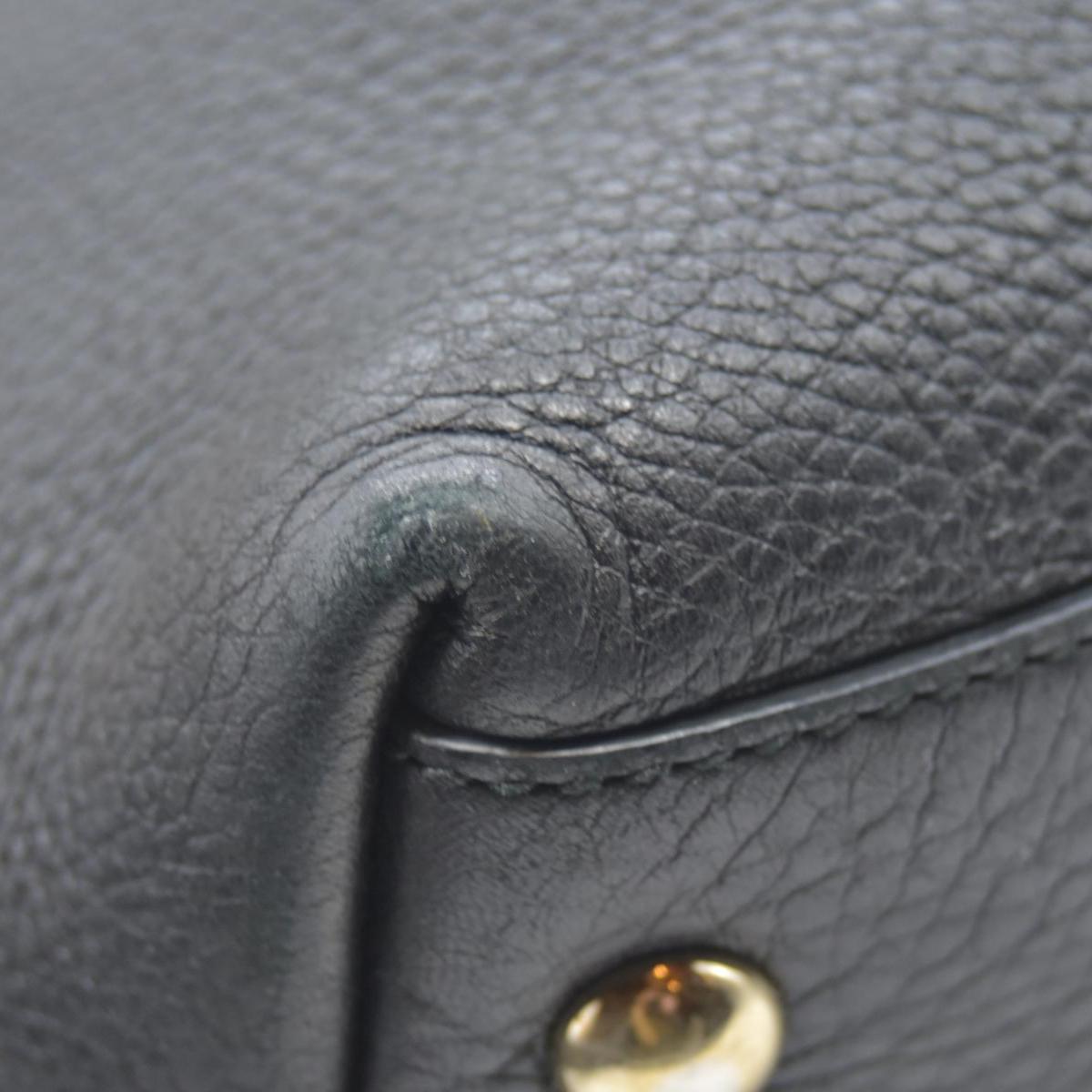 $2150 CONSIGNMENT GUCCI Cellarius Calfskin Small Soho Top Handle Satchel Black