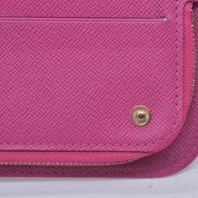 $829 LOUIS VUITTON Monogram Multicolore Insolite Wallet Black / Grenade Pink CONSIGNMENT 10021558