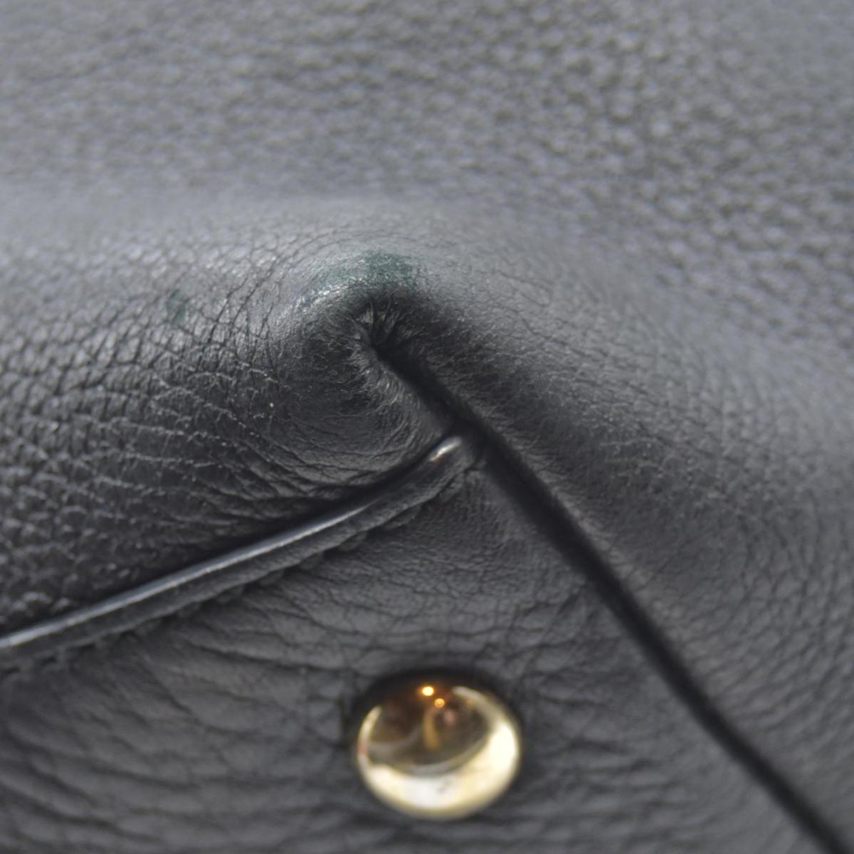 $2150 CONSIGNMENT GUCCI Cellarius Calfskin Small Soho Top Handle Satchel Black
