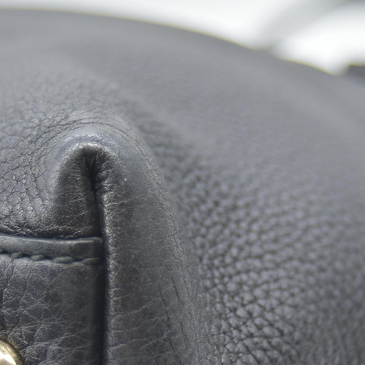 $2150 CONSIGNMENT GUCCI Cellarius Calfskin Small Soho Top Handle Satchel Black