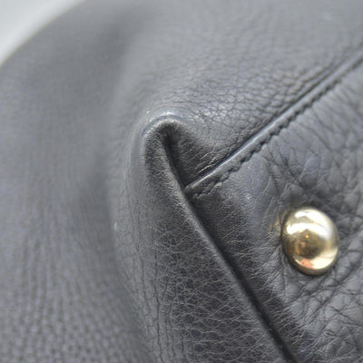 $2150 CONSIGNMENT GUCCI Cellarius Calfskin Small Soho Top Handle Satchel Black