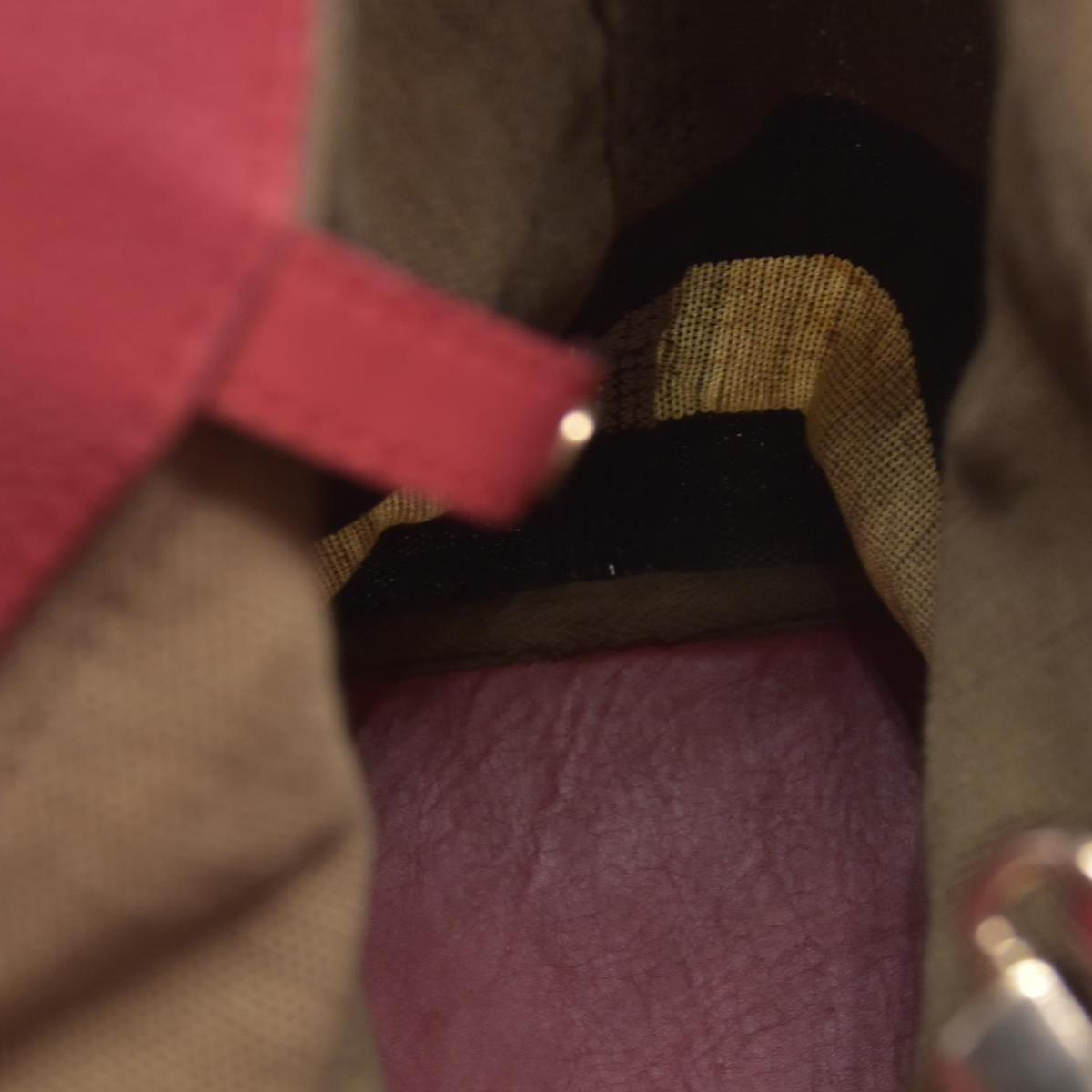 $1150 CONSIGNMENT BURBERRY Canvas Mega Check Medium Ashby Tassel Hobo Cinnamon Red