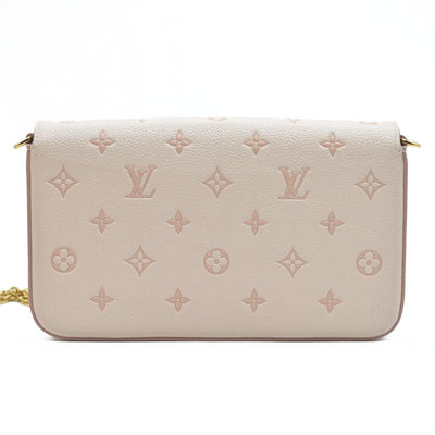 $1990 Louis Vuitton House's signature Monogram Pochette Félicie