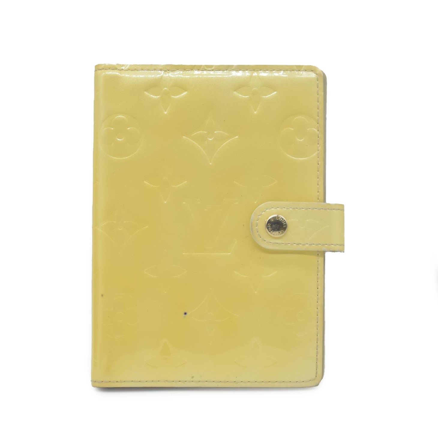 $505 2006 Louis Vuitton Monogram Vernis Agenda PM Notebook Cover CA0036