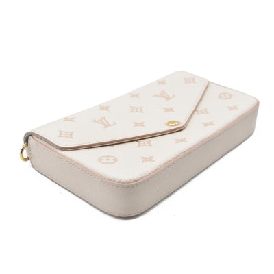 $1990 Louis Vuitton House's signature Monogram Pochette Félicie