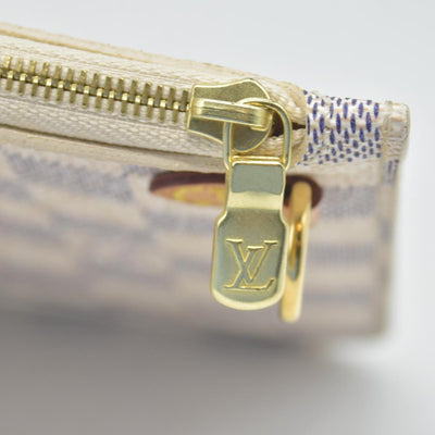 $600 Louis Vuitton Damier Azur Neverfull GM MM Tote Pochette FL2114