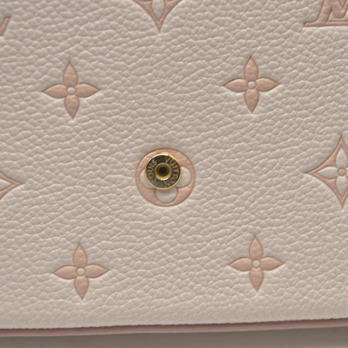 $1990 Louis Vuitton House's signature Monogram Pochette Félicie