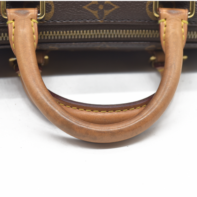 $2260 LOUIS VUITTON Monogram Speedy Bandouliere 20 Fuchsia RFID
