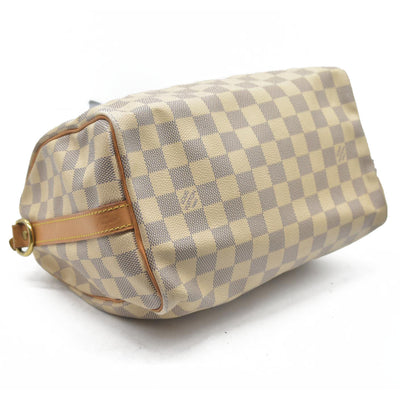 $1940 Louis Vuitton  Damier Azur Speedy Bandouliere 25 DU1154
