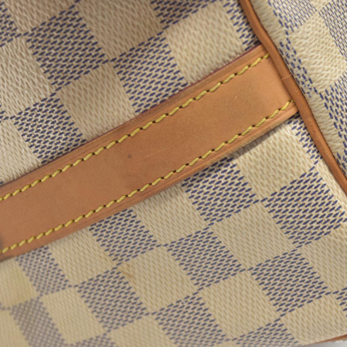 $1940 Louis Vuitton  Damier Azur Speedy Bandouliere 25 DU1154