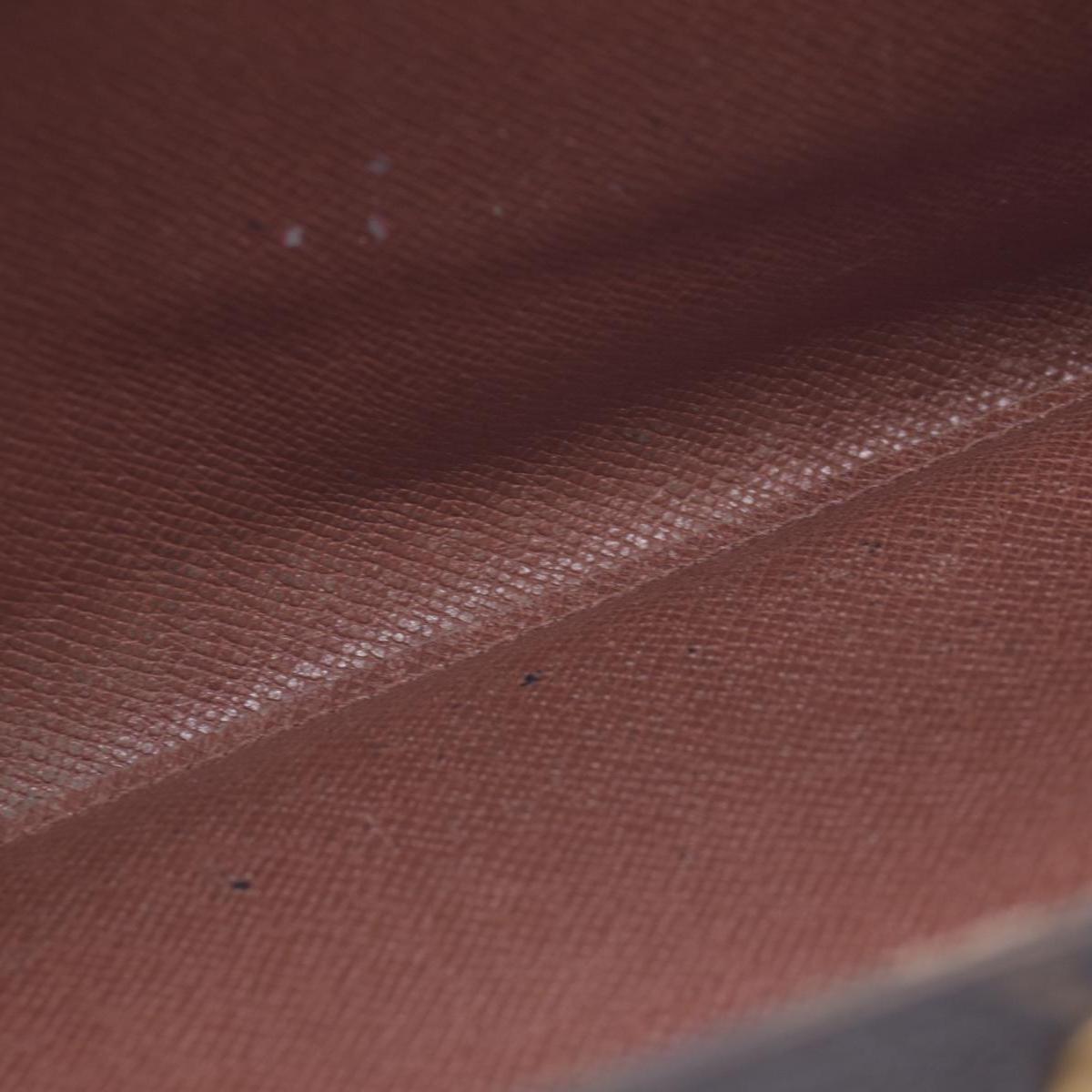 $720 LOUIS VUITTON Monogram Portefeuille International Wallet Brown CONSIGNMENT 10021580