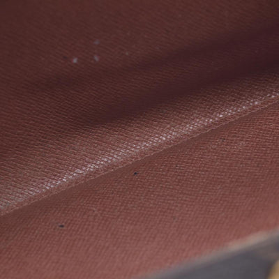 $720 LOUIS VUITTON Monogram Portefeuille International Wallet Brown CONSIGNMENT 10021580