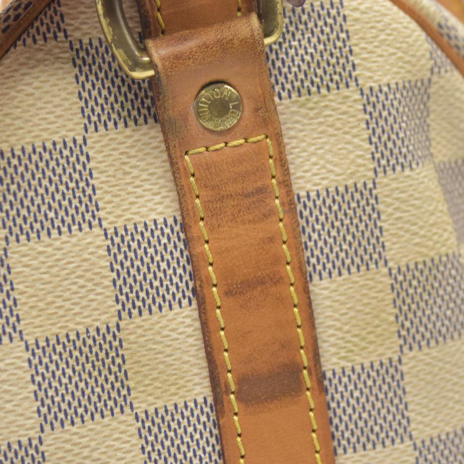 $1940 Louis Vuitton  Damier Azur Speedy Bandouliere 25 DU1154