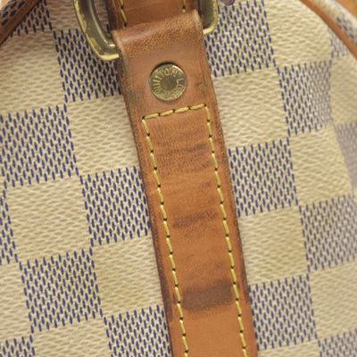 $1940 Louis Vuitton  Damier Azur Speedy Bandouliere 25 DU1154