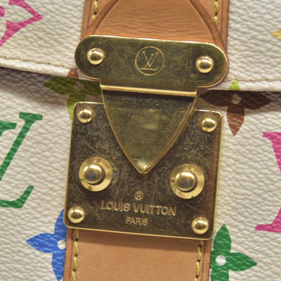 $3150 Louis Vuitton Monogram Multicolor Speedy 30 White Murakami