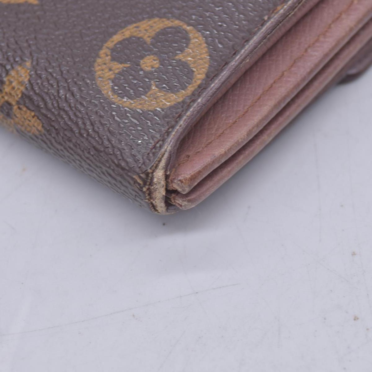 $720 LOUIS VUITTON Monogram Sarah Wallet Brown CONSIGNMENT 10021582