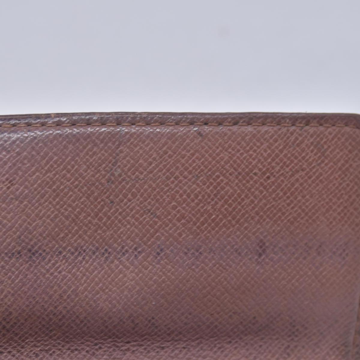 $720 LOUIS VUITTON Monogram Sarah Wallet Brown CONSIGNMENT 10021582