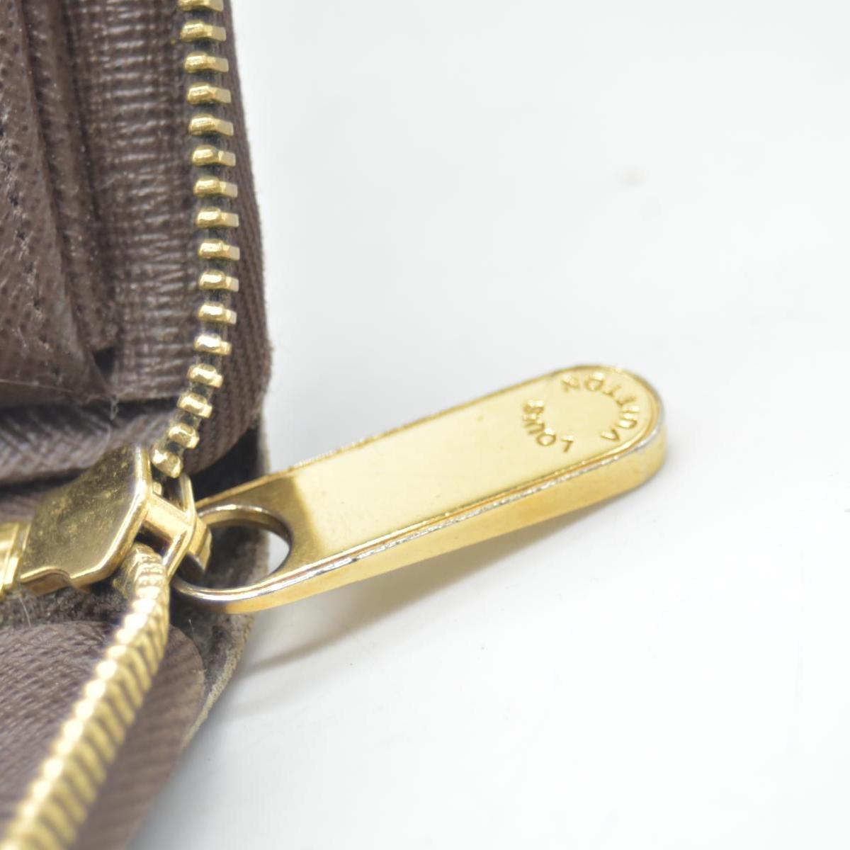 $940 Louis Vuitton Damier Ebene Zippy Wallet CA2142 CONSIGNMENT