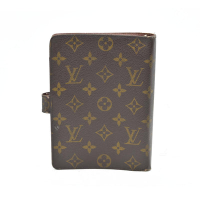 $755 Louis Vuitton  Monogram Medium Ring Agenda Cover