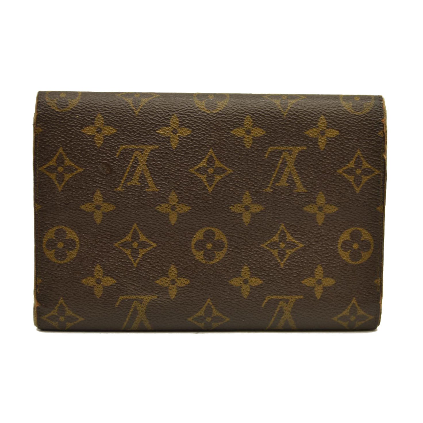 Louis Vuitton  Monogram Porte Tresor Etui Papiers Wallet 8910AN