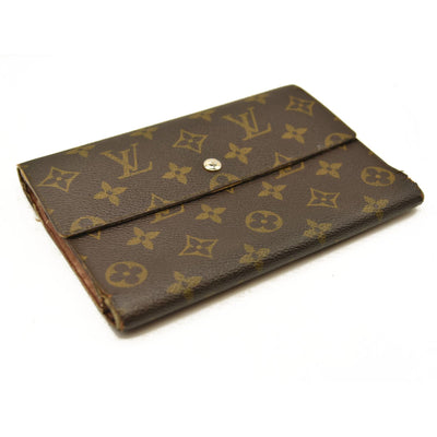 Louis Vuitton  Monogram Porte Tresor Etui Papiers Wallet 8910AN