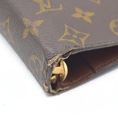 $755 Louis Vuitton  Monogram Medium Ring Agenda Cover