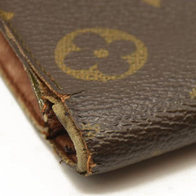 Louis Vuitton  Monogram Porte Tresor Etui Papiers Wallet 8910AN
