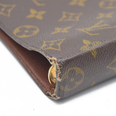 $755 Louis Vuitton  Monogram Medium Ring Agenda Cover