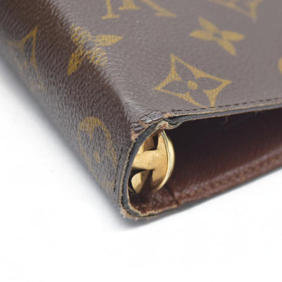 $755 Louis Vuitton  Monogram Medium Ring Agenda Cover