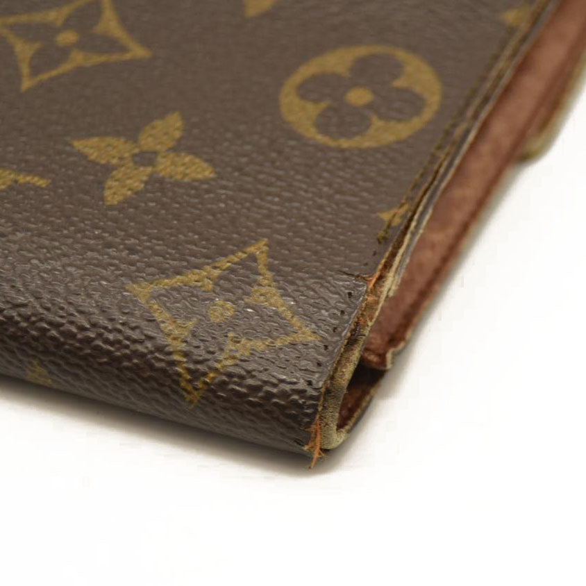 Louis Vuitton  Monogram Porte Tresor Etui Papiers Wallet 8910AN