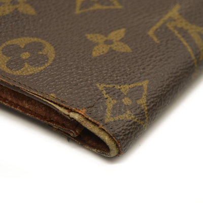 Louis Vuitton  Monogram Porte Tresor Etui Papiers Wallet 8910AN