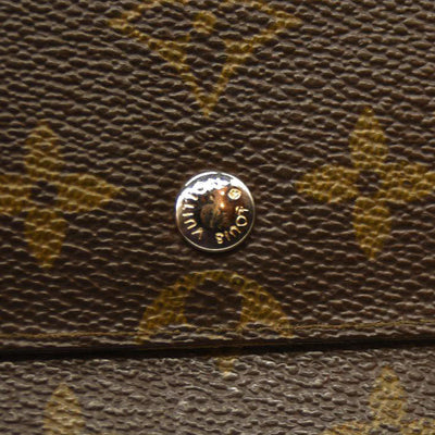Louis Vuitton  Monogram Porte Tresor Etui Papiers Wallet 8910AN