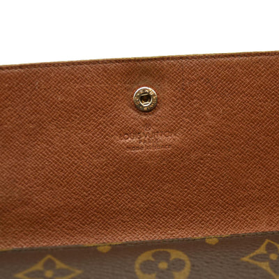 Louis Vuitton  Monogram Porte Tresor Etui Papiers Wallet 8910AN