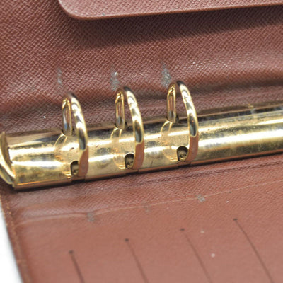$755 Louis Vuitton  Monogram Medium Ring Agenda Cover