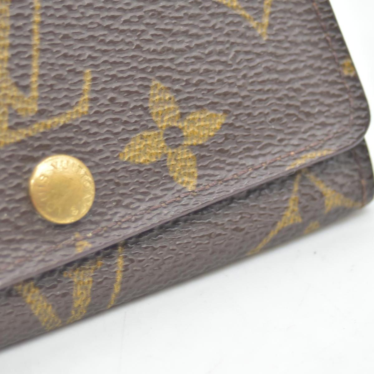 $345 Louis Vuitton Monogram Multicles 4 Ring Key Case Brown TH0026 CONSIGNMENT