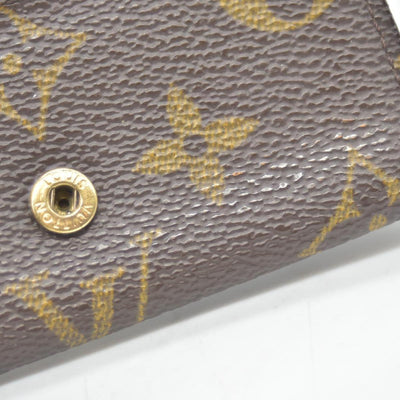$345 Louis Vuitton Monogram Multicles 4 Ring Key Case Brown TH0026 CONSIGNMENT