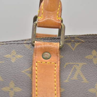 $1440 1988 Louis Vuitton LV Boston Bag Keepall 50 Brown Monogram VI883