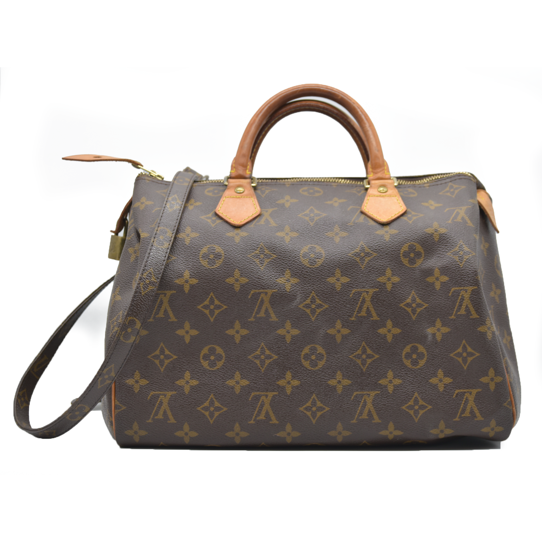 $1620 Louis Vuitton Monogram Speedy 30 SD1000 2000
