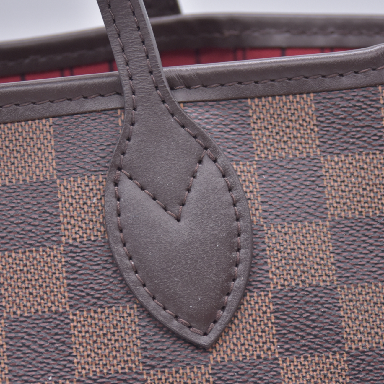 $2240 2020 Louis Vuitton Damier Ebene Neverfull MM with Pouch TX5220