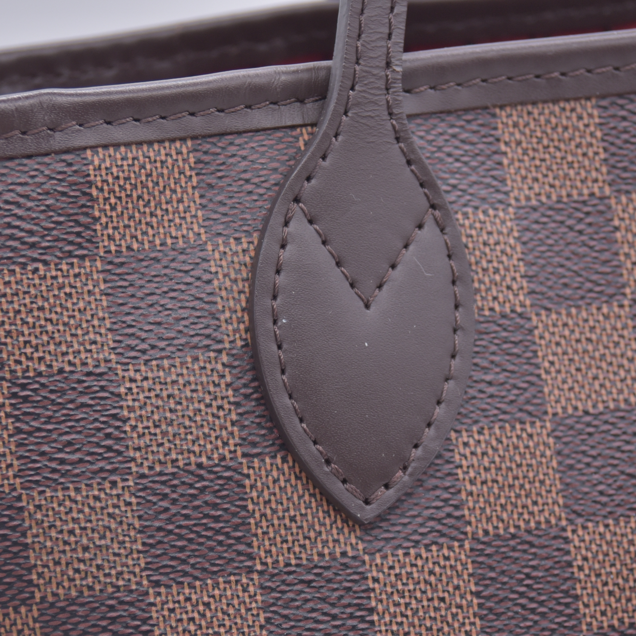 $2240 2020 Louis Vuitton Damier Ebene Neverfull MM with Pouch TX5220