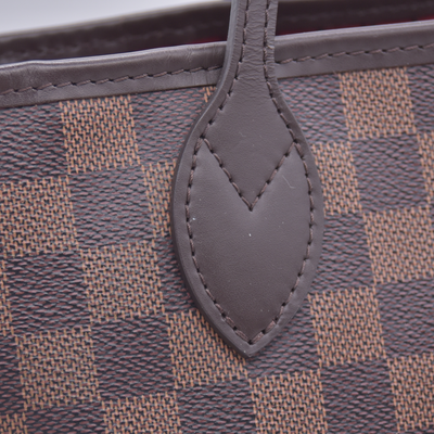 $2240 2020 Louis Vuitton Damier Ebene Neverfull MM with Pouch TX5220
