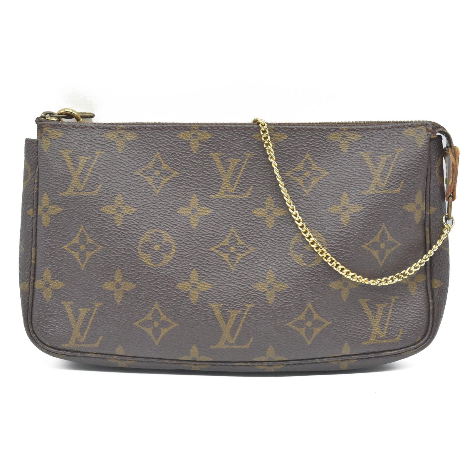 $1290 Louis Vuitton Monogram Pochette Accessories AR1906