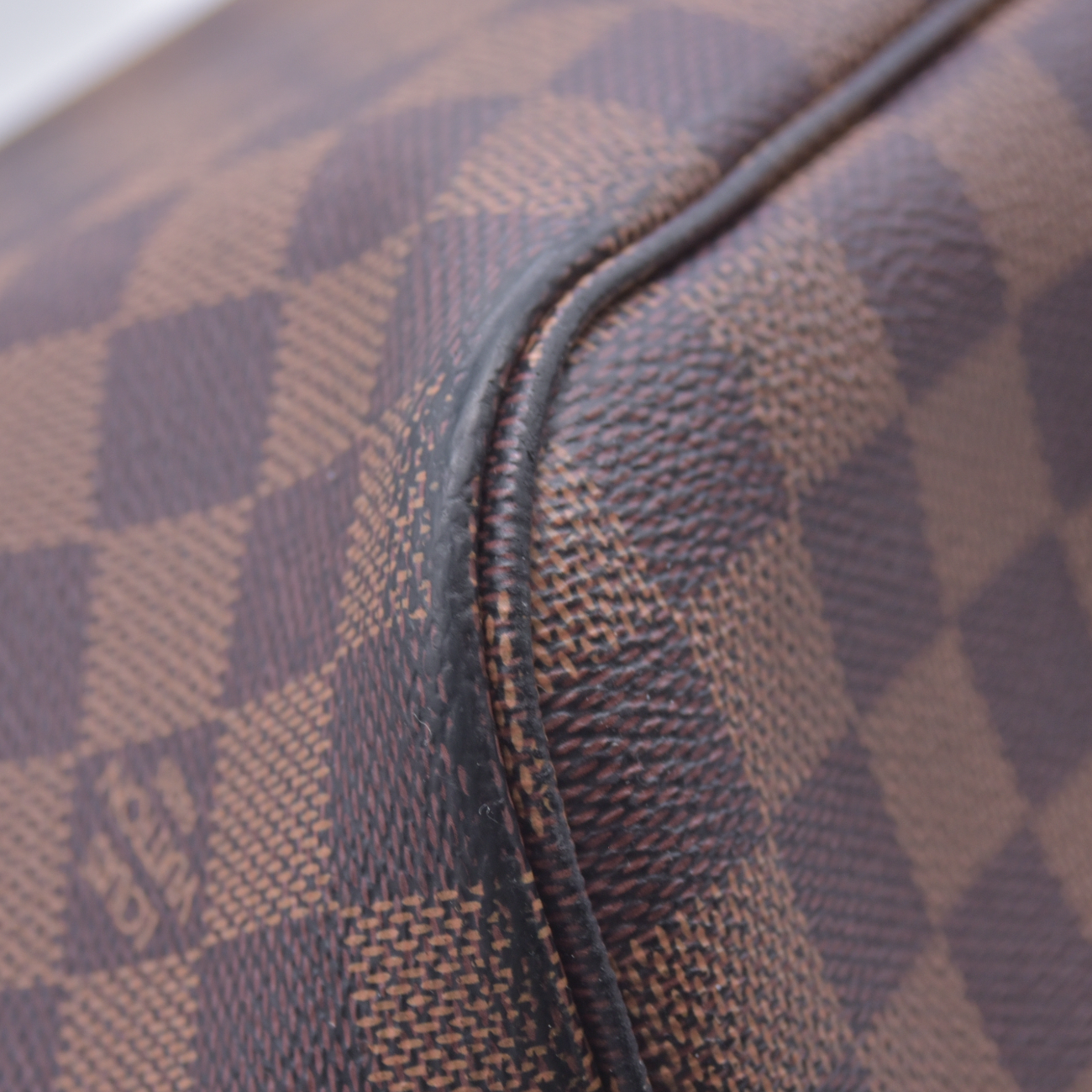 $2240 2020 Louis Vuitton Damier Ebene Neverfull MM with Pouch TX5220