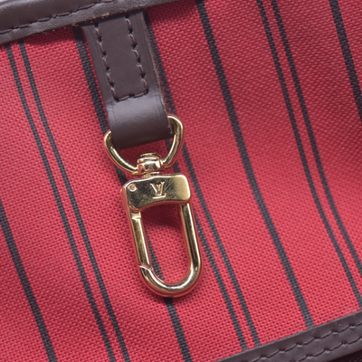 $2240 2020 Louis Vuitton Damier Ebene Neverfull MM with Pouch TX5220