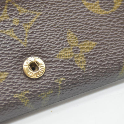 $345 Louis Vuitton Monogram Multicles 4 Ring Key Case Brown SD0030 CONSIGNMENT
