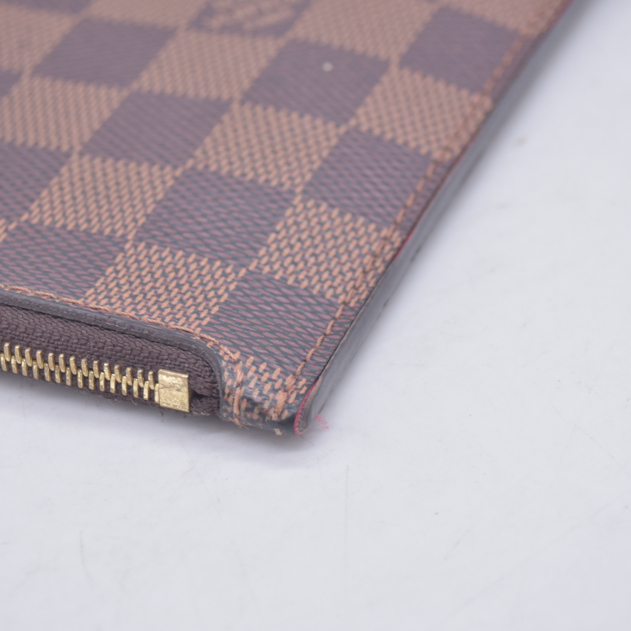 $2240 2020 Louis Vuitton Damier Ebene Neverfull MM with Pouch TX5220